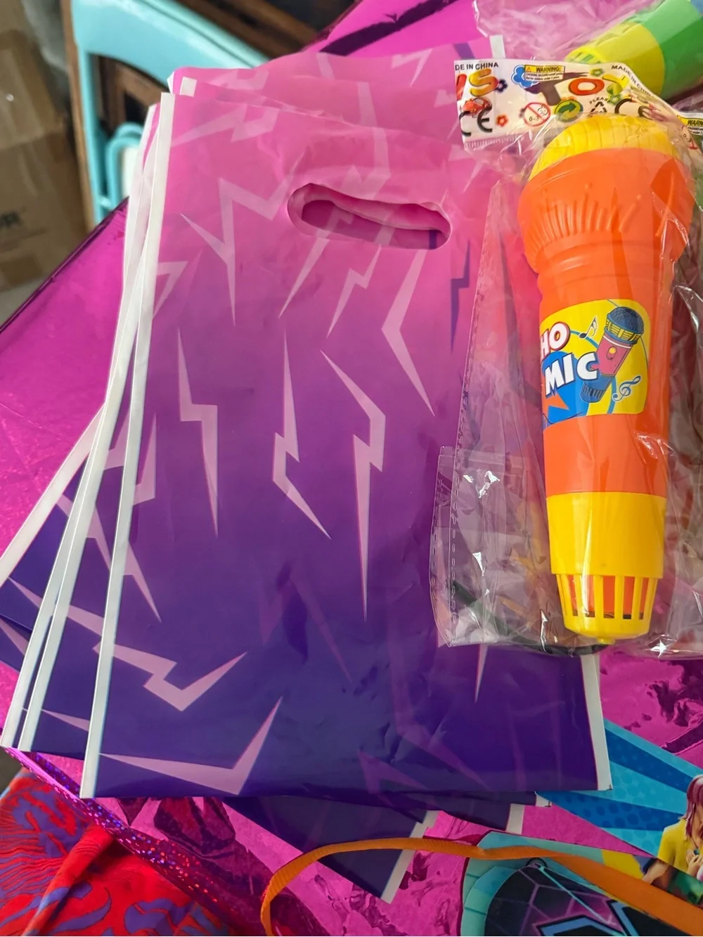 Kpop Demon Hunters leftover party supplies